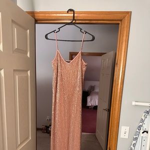 Pink Sequin Dress